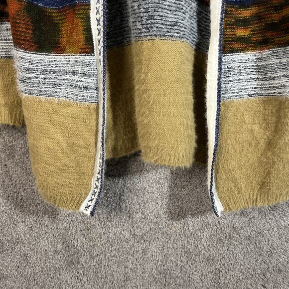 Anthropologie FATE Hoodie Open Cardigan Womans Small Multicolor Acrylic Open - Picture 3 of 13